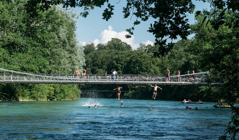 جاهای دیدنی سوئیس - شنا – یک تجربه فراموش نشدنی